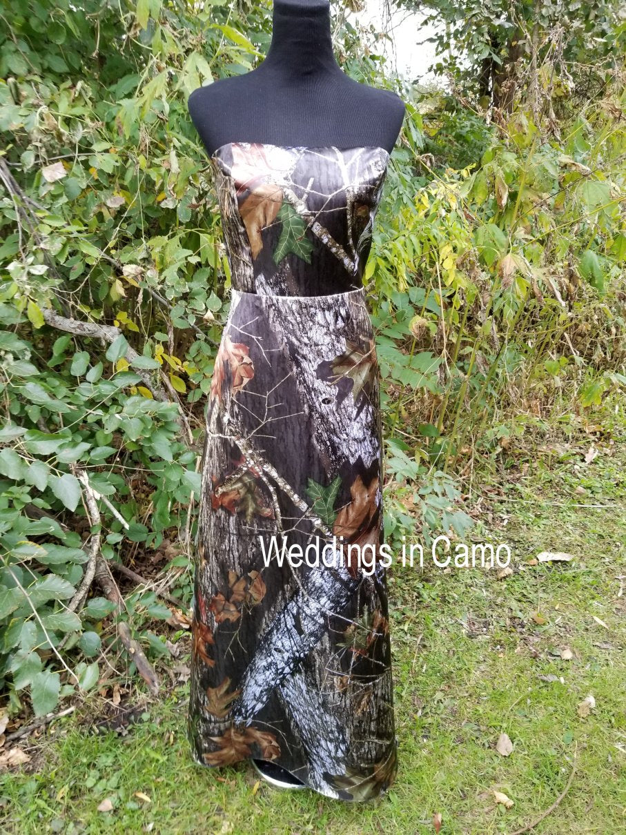 Long CAMO dresses  Weddings in Camo