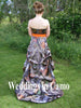 CAMO wedding dress with PICKUPS+CORSET option