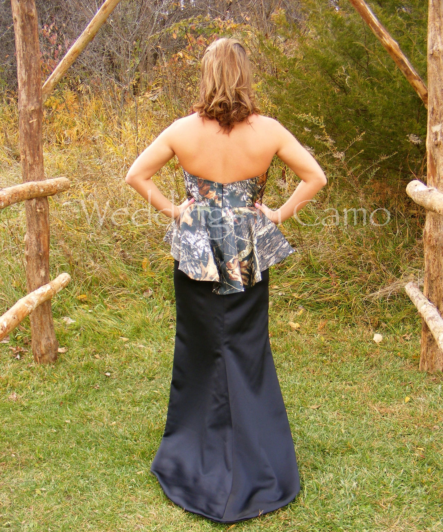 camo formal or satin formal