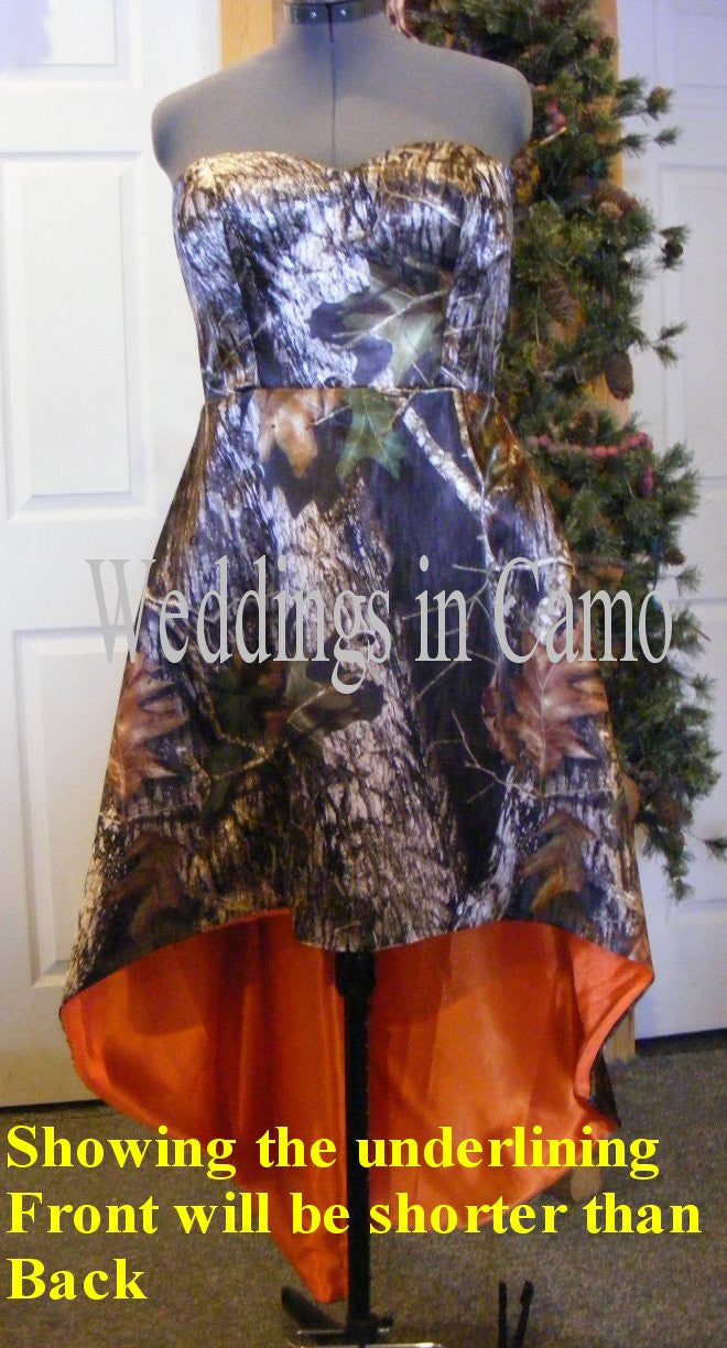 beaded camo prom formal