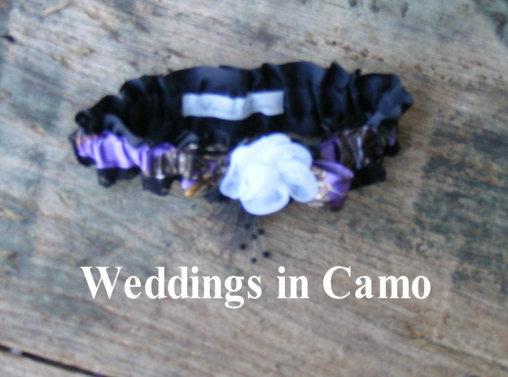 camo wedding garter