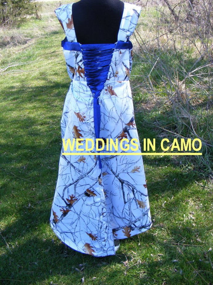 Maxi Dress High Low Camo Wedding Dresses CAMO Dress With High Low