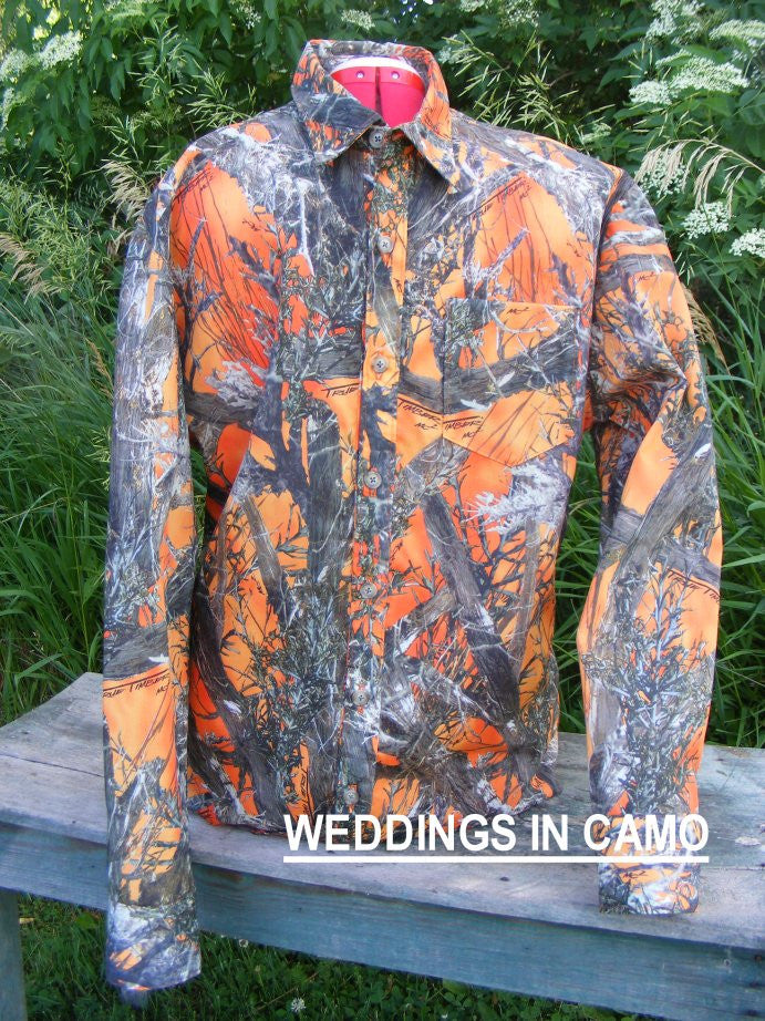 Men's cotton camo shirt
