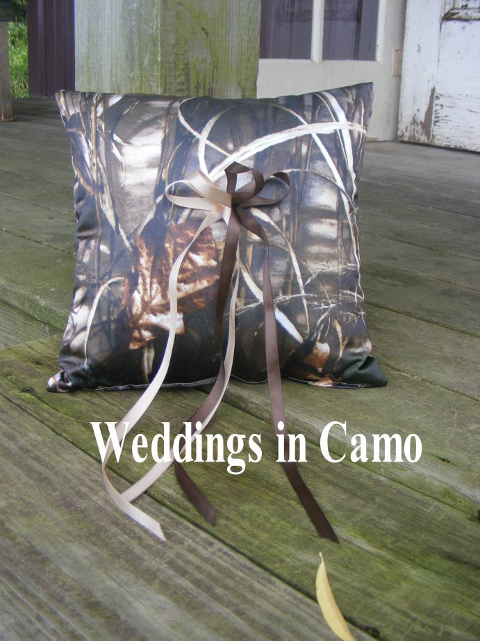 camo ring bearer pillow