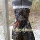 short camo wedding dress