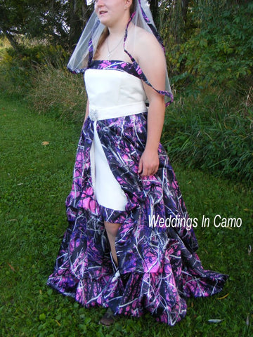 CAMO short dress with PickUp skirt+REGULAR sizes