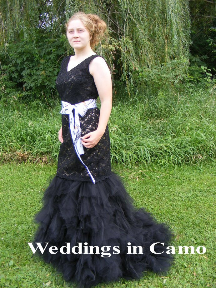 CAMO RIBBON sash for WEDDING dress or Bridesmaid dress Weddings in Camo CAMO RIBBON sash for WEDDING dress or Bridesmaid dress Weddings in Camo