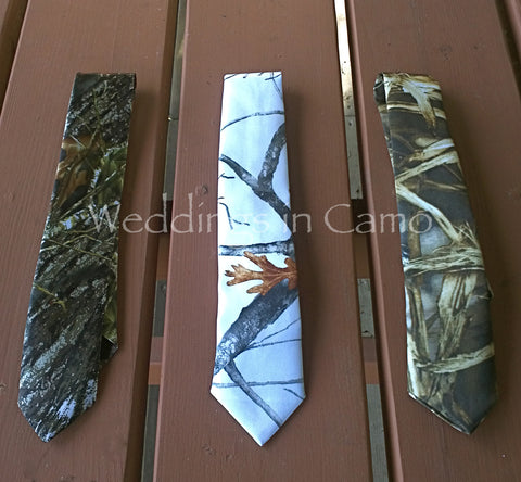 BOYS CAMO Necktie+ Child's Camo Necktie ALL COLORS Custom Made