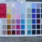 satin color card for camo trim