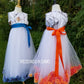 flower girl dresses in snowfall camo and tulle skirt with flower petals
