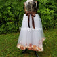 flower girl dresses in Mossy Oak camo and tulle skirt with flower petals