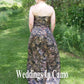 camo bridesmaid dress
