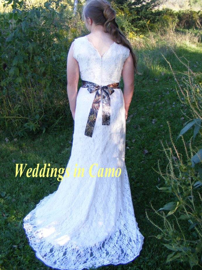mossy oak ribbon sash
