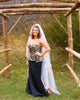 VEIL+FULL LENGTH with LEAVES Country Rustic Wedding