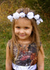 Flower Girl Camo Flower Wreath Rustic Wedding