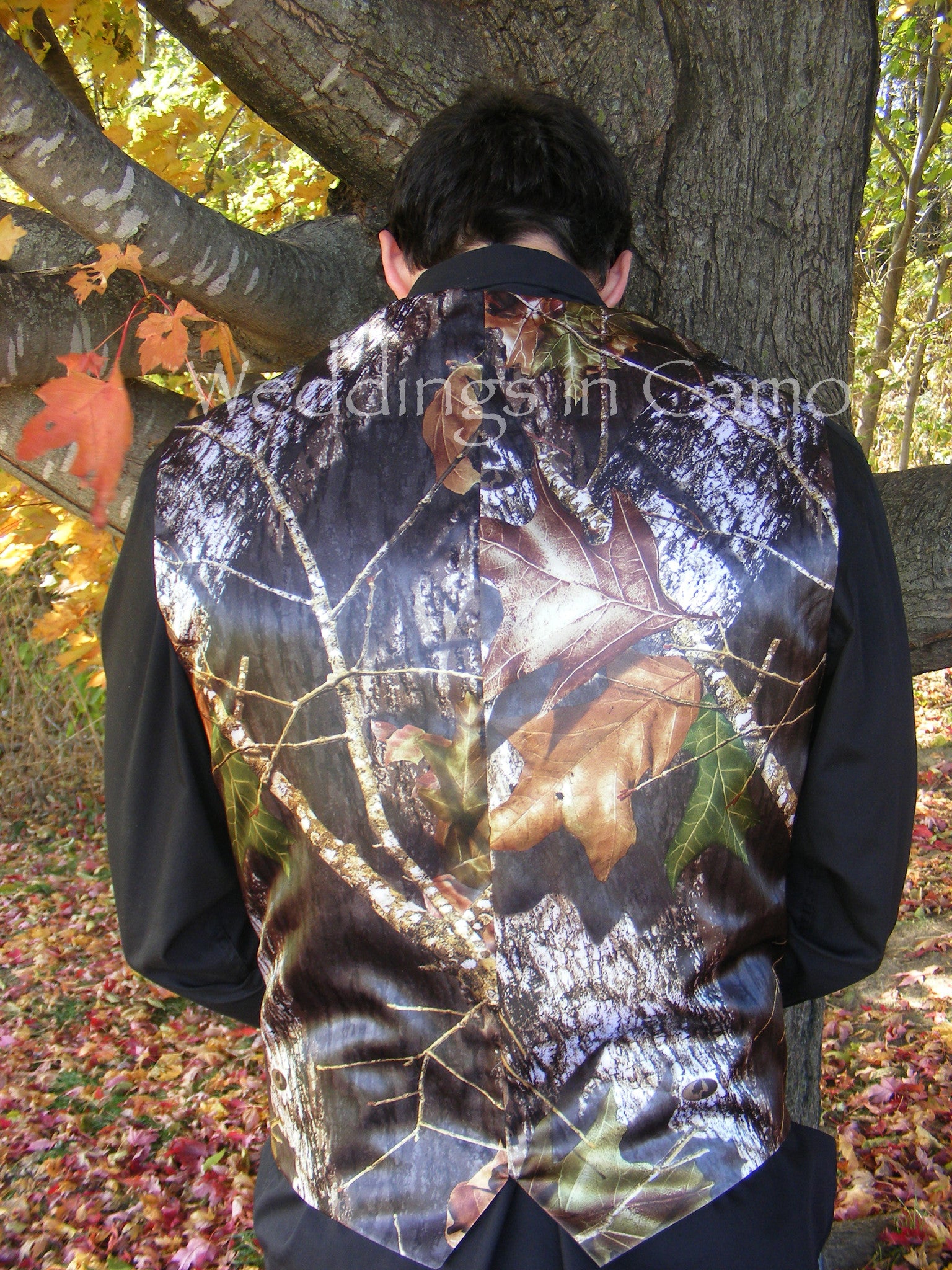 Groom Mossy Oak Vest For Wedding MENS CAMO Vest ALL