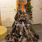 camo wedding dress with pickups 