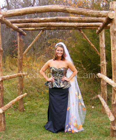 CAMO SKIRT and TOP+Fit n Flare sweep train