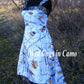 camo dress with high low hemline