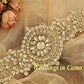 rhinestone beaded sash