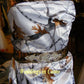 camo beaded sash