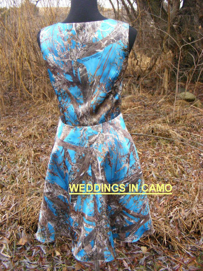 SHORT CAMO dress sleeveless SIZES 18 to 28 – Weddings in Camo
