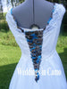 camo corset ties for your wedding dress