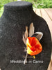 CAMO BOUTONNIERES+flowers for Men's Suits