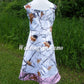Snowfall camo flower girl dress