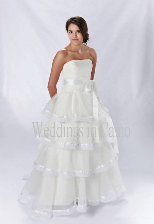 COUNTRY Wedding Dress+STRAPLESS wedding dress