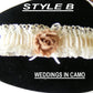 wedding garter with shabby flower accent