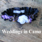 camo wedding garter