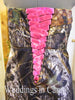 camo corset ties for your prom dress