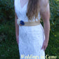 lace wedding dress fit n flare sleeveless
