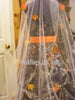 VEIL+FULL LENGTH with LEAVES Country Rustic Wedding