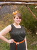Feather Colored tulle Rhinestones Fascinator