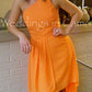 bridesmaid dress with one shoulder and high low hemline