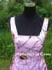 SHORT CAMO Bridesmaid+ Sleeveless with square-neck SIZES 2 to 16