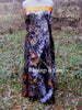 CAMO+PLUS Size long formal dress with banded top+CORSET back