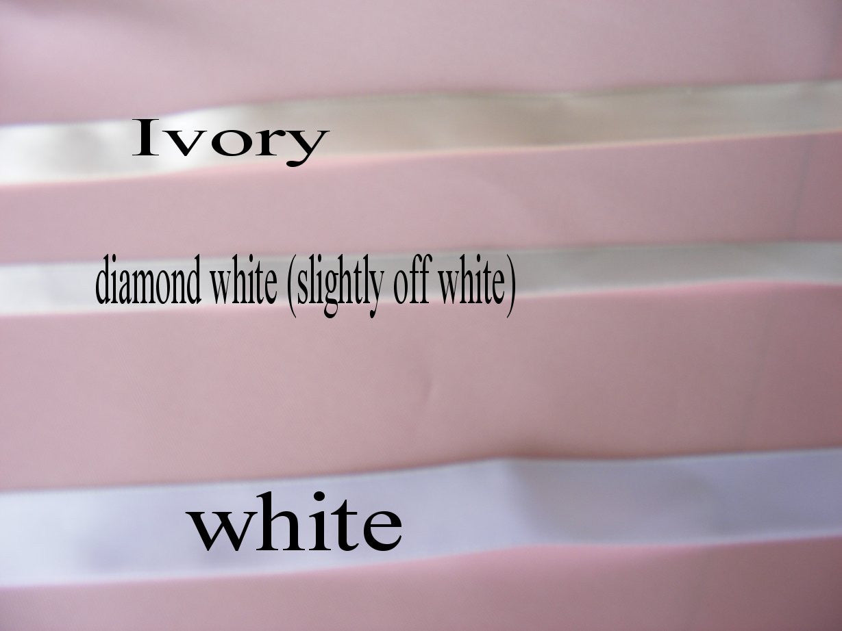 satin ribbon color card