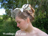 Flower Comb with Birdcage Veil