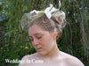 Flower Comb with Birdcage Veil