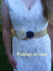 SASH+burlap and lace wedding+denim+cream+burlap+COUNTRY wedding
