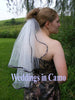 CAMO VEIL+RIBBON Edged+Scalloped edge CAMO wedding Mossy Oak available