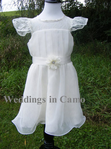 COUNTRY WEDDING+Flower Girl Dress+Country Rustic Wedding