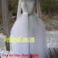 SHORT Lace Dress for your Wedding with OPTIONAL Tulle skirt and rhinestone beaded ribbon belt