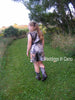 short camo bridesmaid dress