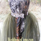 camo weddding dress