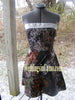 CAMO+PLUS Size short formal dress with banded top+CORSET back