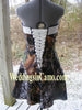 CAMO+PLUS Size long formal dress with banded top+CORSET back